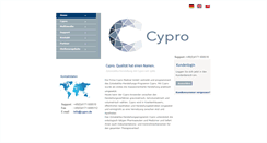 Desktop Screenshot of cypro.de